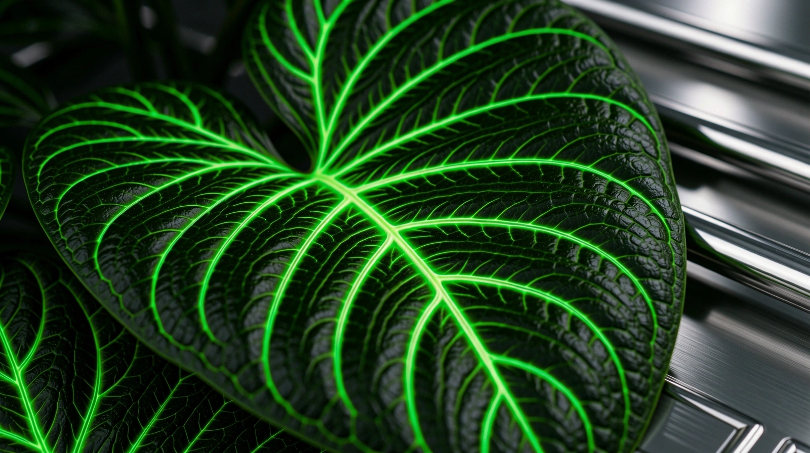 Botanical precision visual